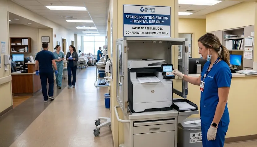 healthcare document management in a hospital 