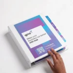binder printing laying on table