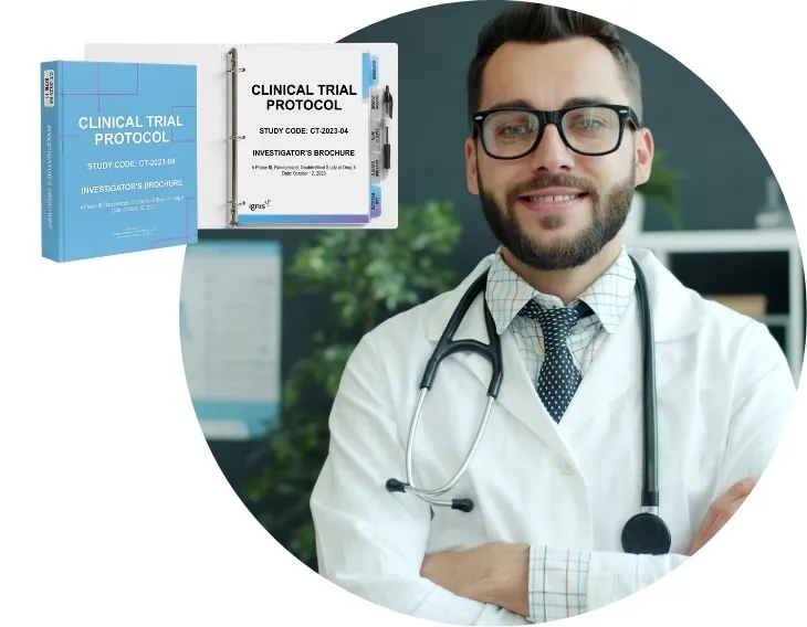 clinical trial ring binder