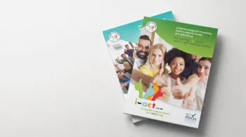 Two i-act course manuals – Understanding and Promoting Positive Mental Health and WELLbeing – printed and fulfilled by Mimeo.